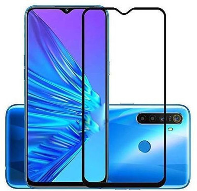 VILLA Edge To Edge Tempered Glass for Realme 5i(Pack of 1)