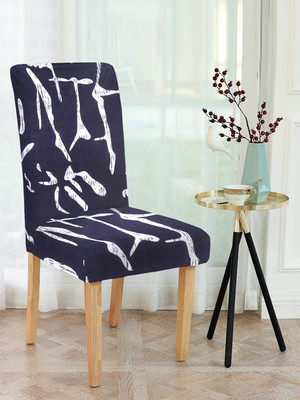 Flipkart SmartBuy Polyester 1 Seater Chair Abstract Cover(Pack of 1 Blue)