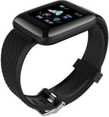 fubee IDS116 SMART BRACELET WATCH IT SUPPORTS ONLY NOTIFICATION Smartwatch(Black Strap, Free Size)
