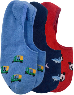 Mint and Oak Loafer Men Printed Peds/Footie/No-Show(Pack of 3)
