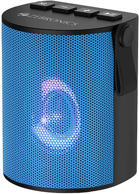 ZEBRONICS ZEB-BELLOW 3 W Bluetooth Speaker(Blue, Mono Channel)