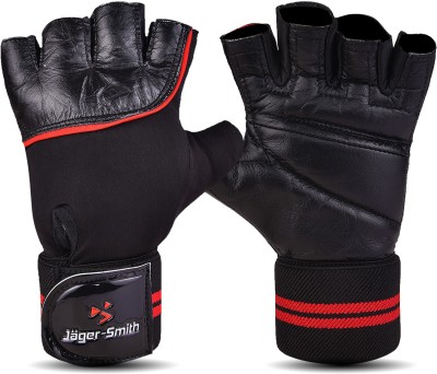 Jager-Smith SG-302 Gym & Fitness Gloves(Black, Red)