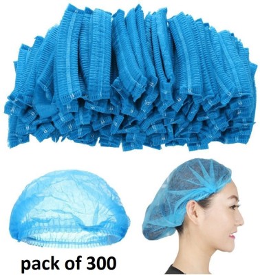 DM India Bouffant Cap (Disposable) Free Size PACK OF 300 Surgical Head Cap(Disposable)