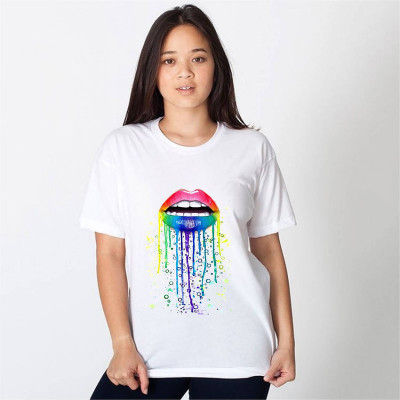 hamsa print world Printed Women Round Neck White T-Shirt