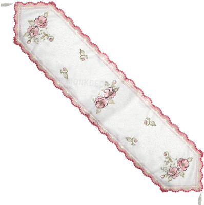 DECOLOGY Pink 70 cm Table Runner(Organic Cotton)