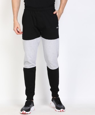 FILA Colorblock Men Black, Grey Track Pants