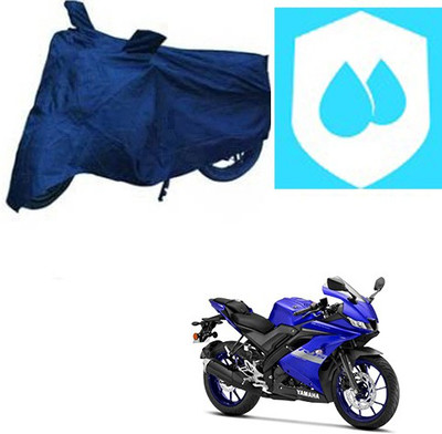 Motoren Waterproof Two Wheeler Cover for Yamaha(R15 V3, Blue)