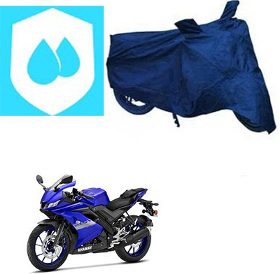 Motoren Waterproof Two Wheeler Cover for Yamaha(R15 V3, Blue)