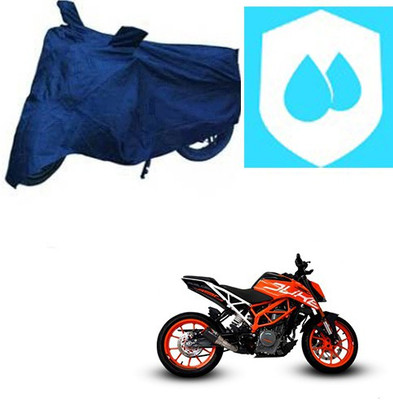 Motoren Waterproof Two Wheeler Cover for KTM(Duke 390, Blue)