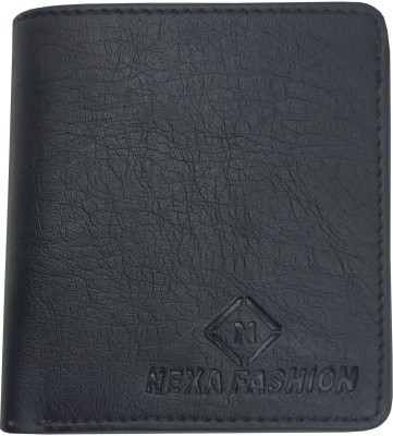 NEXA FASHION Men Casual Black Artificial Leather Wallet(7 Card Slots)