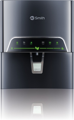 AO Smith ProPlanet P4 5 L RO + SCMT Water Purifier (Black)