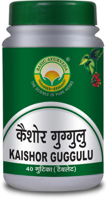 Basic Ayurveda Kaishor Guggulu Tablets(40 Units)