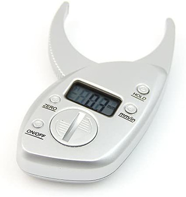 Rilekh Skin Fold Caliper Body Fat Analyzer(Silver)