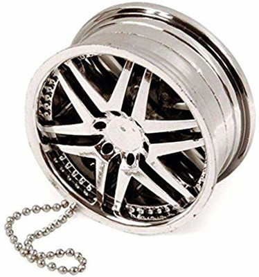 AVEU Alloy Wheel Silver Style Hanging Car Air Freshener Gel Perfume for-All Car Air Purifier