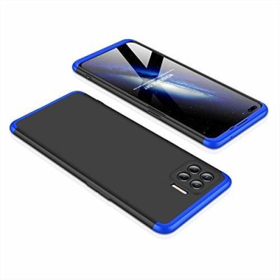 ASMANTIC Back Cover for Oppo F17 Pro(Blue, Pack of: 1)