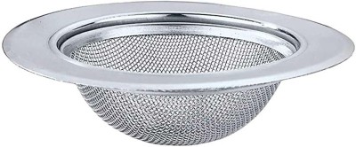 Kitchwish Kitchen Sink Stainless Steel Push Down Strainer(10.5 cm Set of 1)