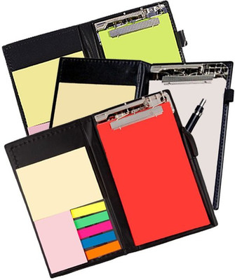 COI Memo Neon/White and Crimson Red Note Pad Organiser/Memo Notebook Holder for Office and Gifting Purpose(Set of 3) Pocket-size Memo Pad UNRULED 50 Pages(Red, NEON, White, Pack of 3)