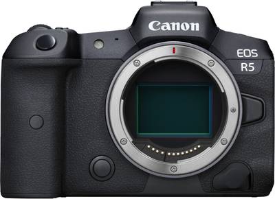 Canon Full Frame Mirrorless EOS R5 Mirrorless Camera Body  (Black)