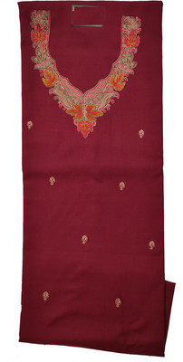 Sprha Wool Embroidered Salwar Suit Material