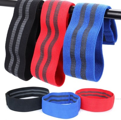 A-TAPE Hip Exercise Fabric Aerobic Loop Bands, X Heavy, Heavy & Medium (Pack Of 3) Aerobic Band(Pack of 3)