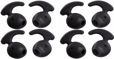 Qweezer 8Pcs (4 Pair) Earbuds cover Anti-Slip Silicone Replacement Ear Tips Level U EO-BG920 Bluetooth Earphone (Black) In The Ear Headphone CushionÂ Â (Pack of 8, Black) Silicone replacement In The Ear Headphone Cushion(Pack of 8, Black)