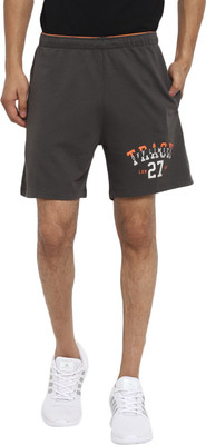 OFF LIMITS Printed Men Dark Grey Sports Shorts