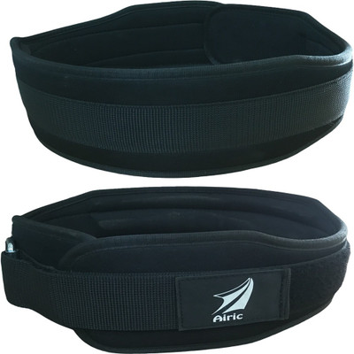Airic Power Weight Lifting Belt 4 Inches Wide (Thickness 10mm) Abdominal Belt