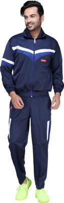 CARLTRON Solid Men Track Suit