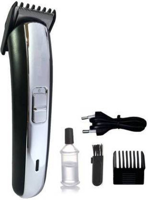 Rawnrich H T C ORGINAL TRIMMER HTC 1102 Rechargeable Trimmer for MEN/WOMEN (Grey) Runtime: 45 min Trimmer for Men(Grey)