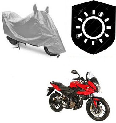 RPSENTTERPR Waterproof Two Wheeler Cover for Bajaj(Pulsar AS 150, Silver)