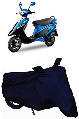 Clover Two Wheeler Cover for TVS(Scooty Pep+, Blue)