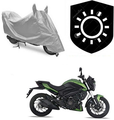 RPSENTTERPR Waterproof Two Wheeler Cover for Bajaj(Dominar, Silver)