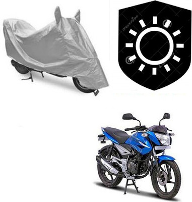 RPSENTTERPR Waterproof Two Wheeler Cover for Bajaj(XCD 125cc, Silver)