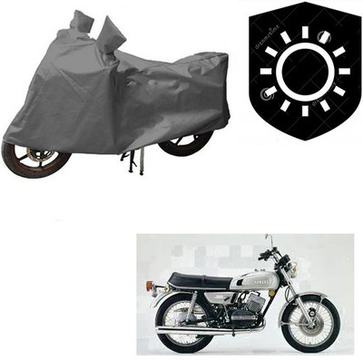 saanvi Waterproof Two Wheeler Cover for Yamaha(RD 350, Grey)