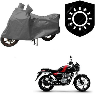saanvi Waterproof Two Wheeler Cover for Bajaj(V 150, Grey)