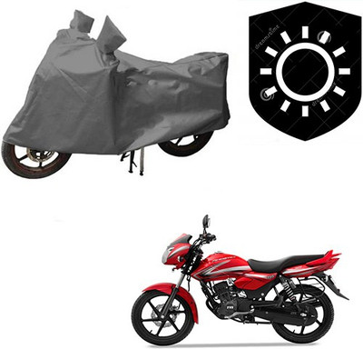 RPSENTTERPR Waterproof Two Wheeler Cover for TVS(Pheonix, Grey)
