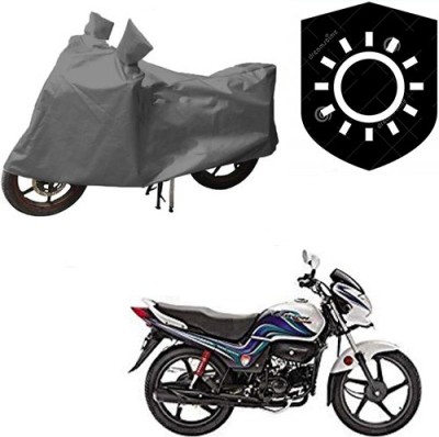 saanvi Waterproof Two Wheeler Cover for Hero(Passion Pro TR, Grey)