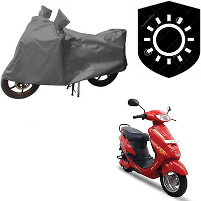 saanvi Waterproof Two Wheeler Cover for Hero(E Sprint, Grey)