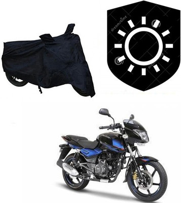 RPSENTTERPR Waterproof Two Wheeler Cover for Bajaj(Pulsar 150 DTS-i, Black)