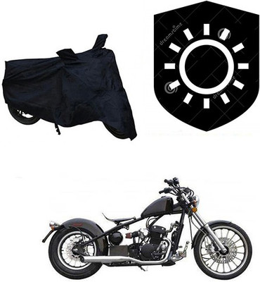 RPSENTTERPR Waterproof Two Wheeler Cover for Harley Davidson(Bobber 350, Black)