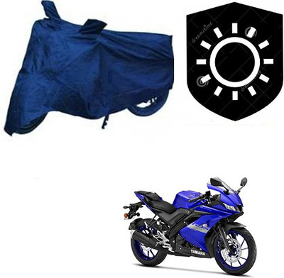 Motoren Waterproof Two Wheeler Cover for Yamaha(R15 V3, Blue)