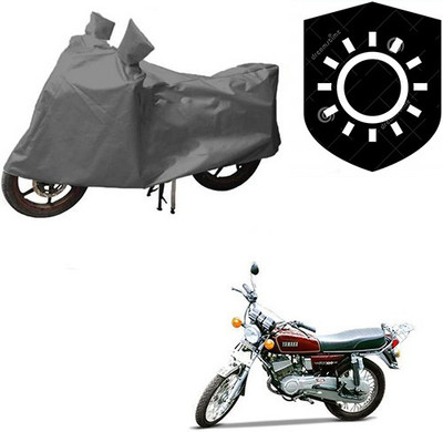 saanvi Waterproof Two Wheeler Cover for Yamaha(RX 100, Grey)