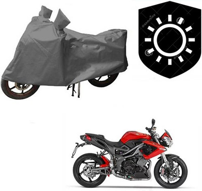 RPSENTTERPR Waterproof Two Wheeler Cover for DSK Benelli(TNT R, Grey)