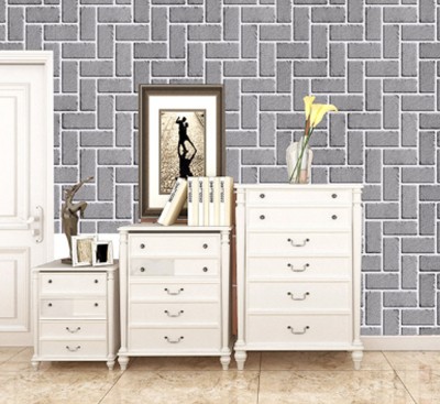 Oren Empower Classics Grey Wallpaper(330 cm x 45 cm)