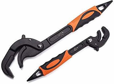 Dedso Universal Multi-functional Quick Snap Wrench Spanner Kit (Pack of 2) Single Sided Combination Wrench(Pack of 2)