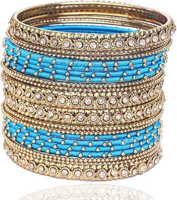YOCAST JEWELS Metal Gold-plated Bangle Set(Pack of 20)