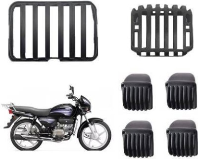 BRPEARl Light Cover Grill Full Set Bike Headlight Grill(Black)