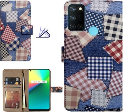 MAXSHAD Flip Cover for Realme 7i, Realme 7i Flip Cover(Multicolor)