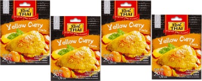 Real Thai Yellow Curry Paste ( Pack Of 4) 50*4, 200g(4 x 0.05 kg)