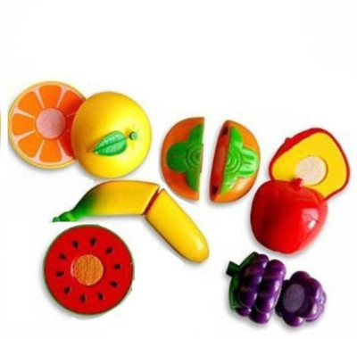 RIGHT SEARCH Sliceable Cutting Play Kitchen Toy with Fruits